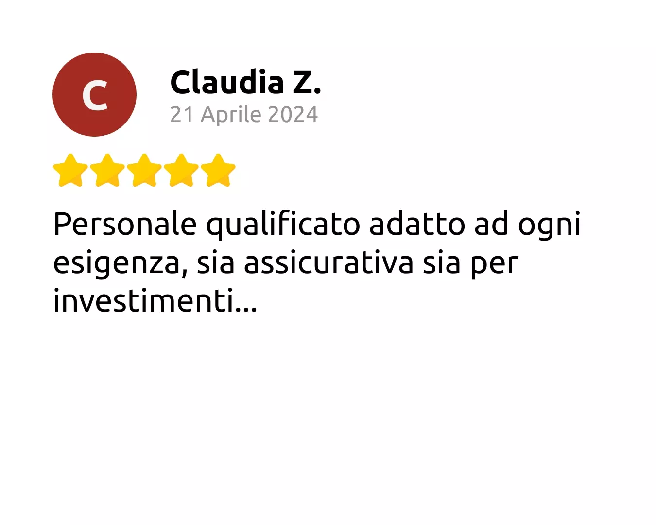 Recensione Giovecca Insurance & Investment 5