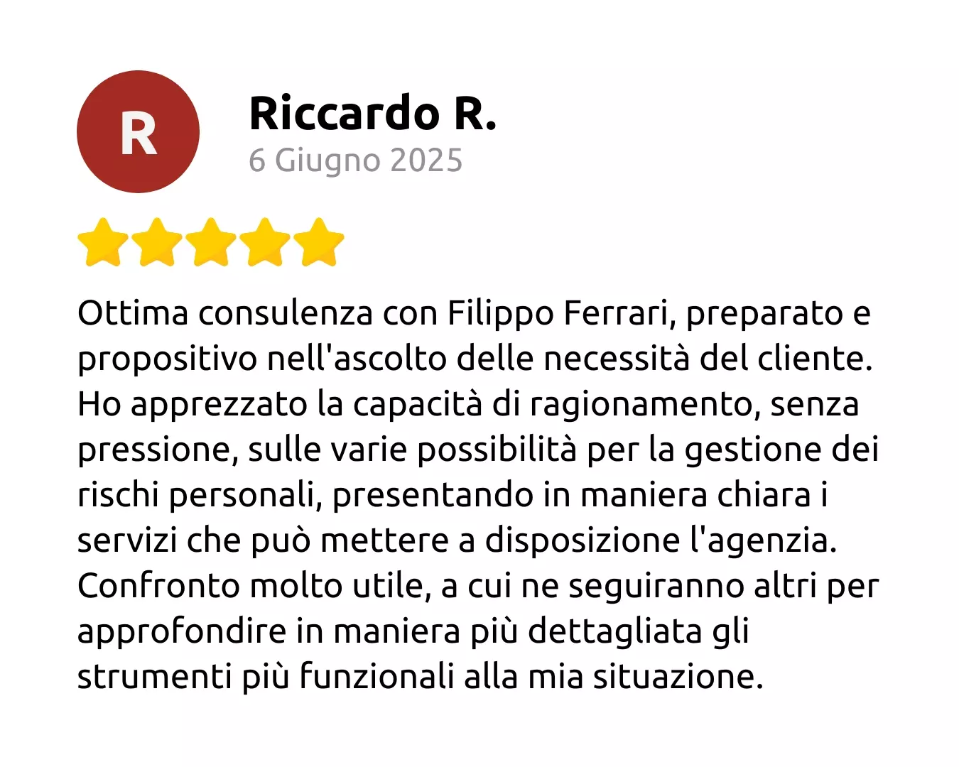 Recensione Giovecca Insurance & Investment 9
